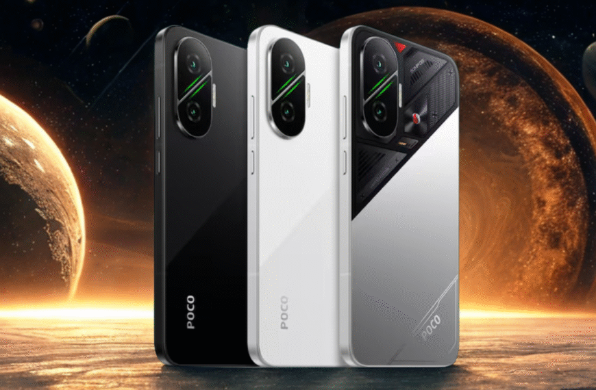 POCO F7 rear camera design render
