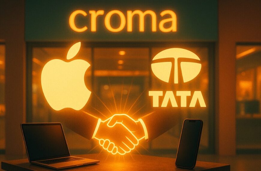 Apple partners with Tata for official iPhone and MacBook repair in India.