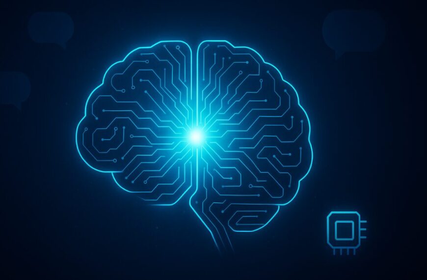 Illustration of AI brain symbolising ChatGPT memory feature for free users