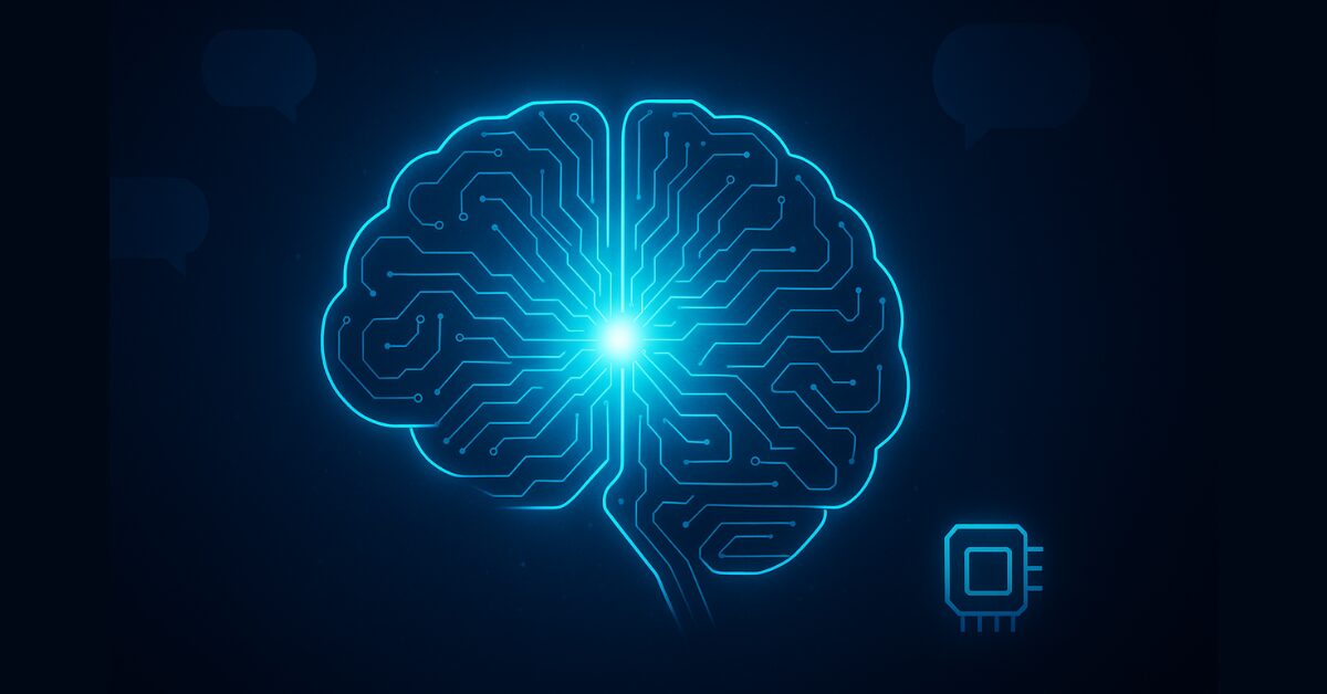Illustration of AI brain symbolising ChatGPT memory feature for free users