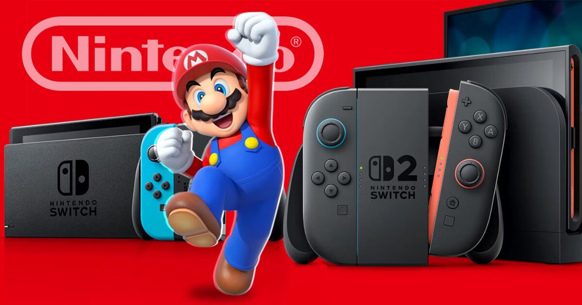 Nintendo Switch 2 console placed beside its dock, symbolizing ongoing support for the Switch family.
