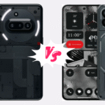 Digital comparison of Nothing Phone 3 and Phone 2