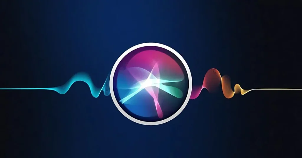 Siri logo glowing on Apple device, hinting at upcoming AI transformation with Claude and ChatGPT