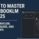 NotebookLM 2025 tutorial image showing AI prompts and workflow for Indian students.