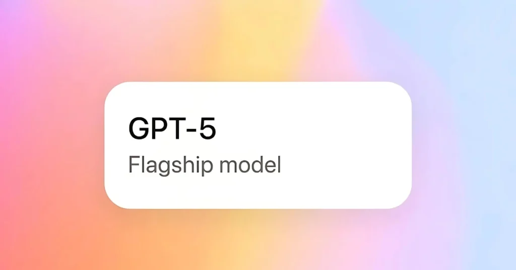 OpenAI GPT-5 flagship AI model launch announcement